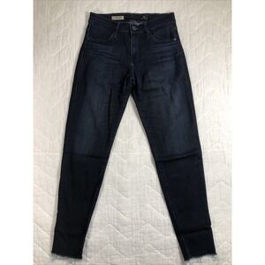 AG Adriano Goldschmied Jeans Women's Size 28R Denim Farrah Skinny High Rise Raw